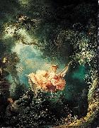 Jean Honore Fragonard The Happy Accidents of the Swing Sweden oil painting artist
